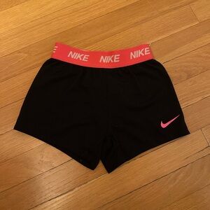 Nike Dri-FIT Black and Pink Shorts